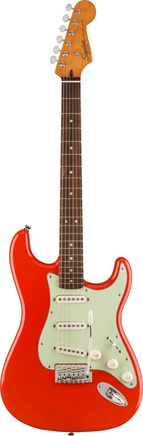 Fender Squier Limited Edition Classic Vibe 60s Stratocaster Electric Guitar - Fiesta Red - Image 2