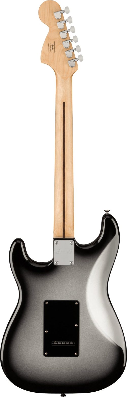 Fender Squier FSR Affinity Series Stratocaster HSS, Laurel Fingerboard, Black Pickguard, Silverburst - Image 3