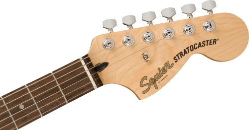 Fender Squier FSR Affinity Series Stratocaster HSS, Laurel Fingerboard, Black Pickguard, Silverburst - Image 5