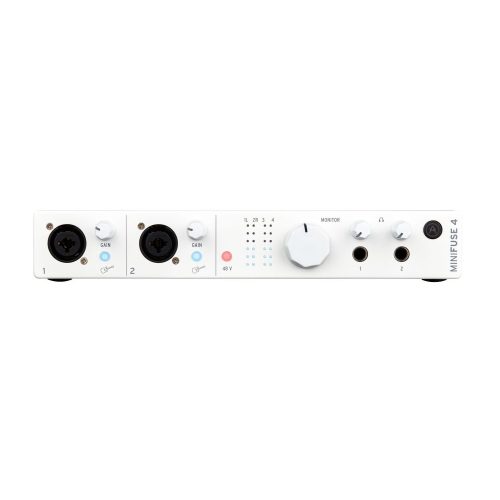 Arturia MiniFuse 4 USB-C Audio Interface (White) - Image 2