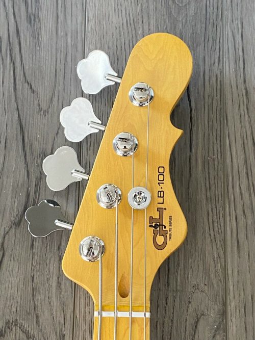 G&L Tribute LB-100 4 String Bass Guitar - Olympic White - Image 4