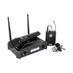 Hybrid U-DV/B Dual Handheld and Lapel Wireless System