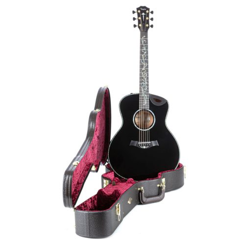 Taylor Custom Grand Symphony Acoustic Electric Guitar, Grand Symphony - Black - Image 3
