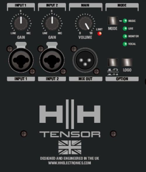 HH Electronics Tensor TRE-1501 15 inch Powered Speaker - Image 4