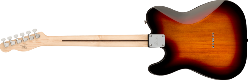 Fender Squier Affinity Telecaster Electric Guitar with Maple Fingerboard - 3-Tone Sunburst - Image 3