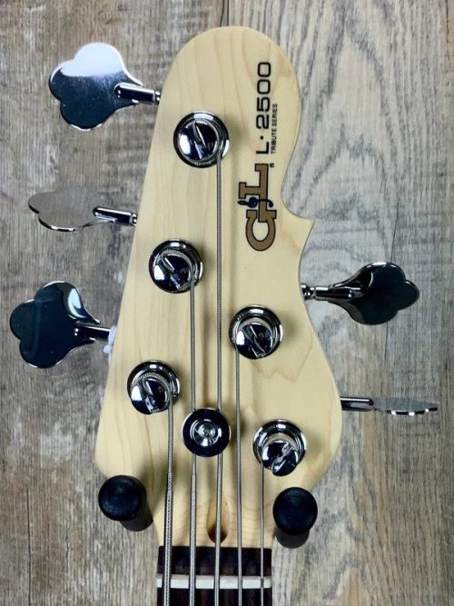 G&L Tribute L-2500 5 String Bass Guitar - Tobacco Sunburst - Image 4