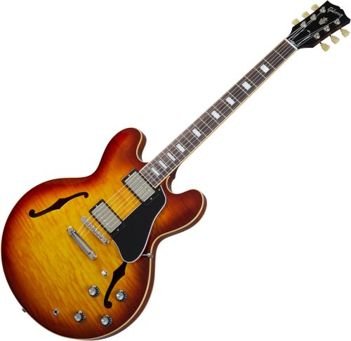 Gibson ES-335 Figured Semi-hollowbody Electric Guitar - Iced Tea - Image 2