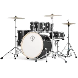 Dixon Drums Spark 5 Piece Poplar Drum Kit With Cymbals and Free Mesh Heads