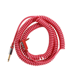 VOX Vintage Coiled Guitar Cable in Red - 9m