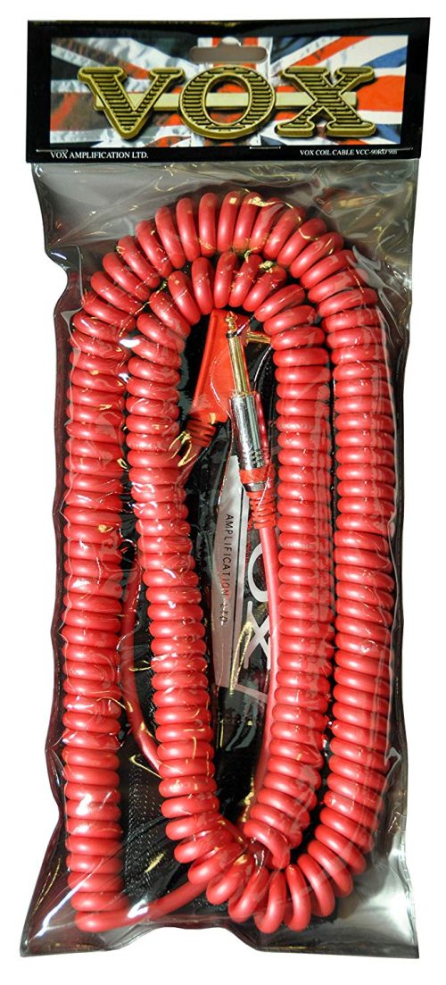VOX Vintage Coiled Guitar Cable in Red - 9m - Image 2