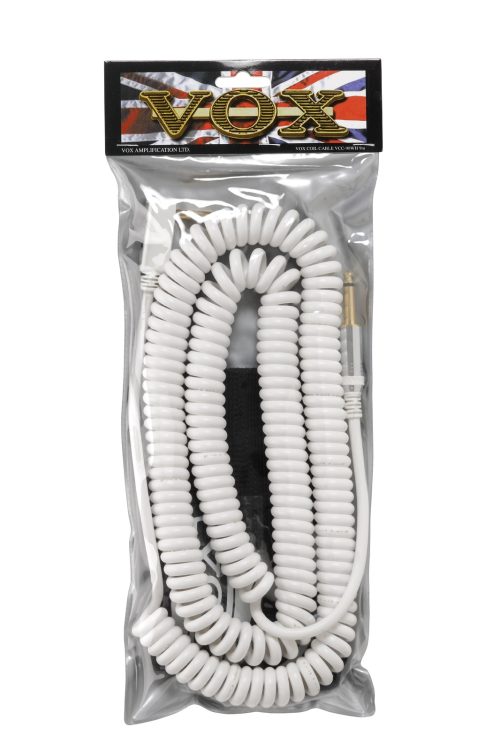 VOX Vintage Coiled Guitar Cable in White - 9m - Image 2