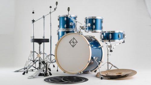 Dixon Drums Spark 5 Piece Poplar Drum Kit With Cymbals and Free Mesh Heads - Image 2