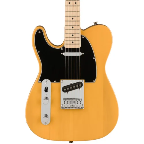 Fender Squier Affinity Series™ Telecaster® Left-Handed Electric Guitar – Maple Fingerboard – Butterscotch Blonde
