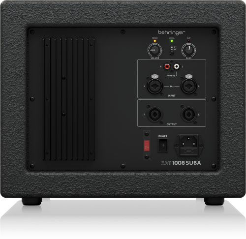 Behringer SAT 1008 SUBA Active 360W 8 inch PA Subwoofer with Built-In Stereo Crossover - Image 3