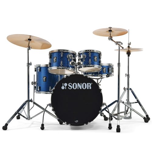Sonor AQX Studio 5-piece Drum Set - Blue Ocean Sparkle