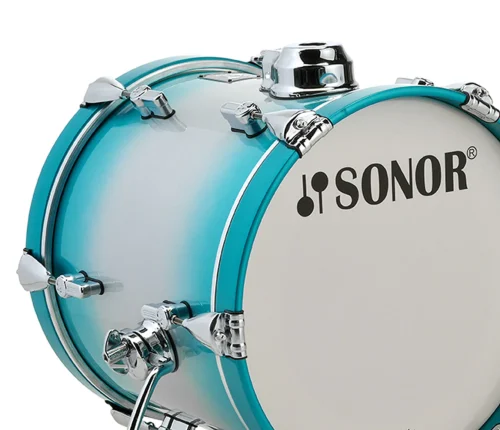 Sonor AQ2 14x13 inch Bass Drum Only (With Mount) - Aqua Silver Burst - Image 2