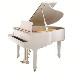 Sandner SG151 White Baby Grand Piano with Bench