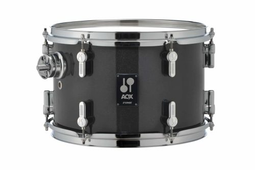 Sonor AQX Jazz 4-piece Shell Pack - Black Midnight Sparkle - Image 3