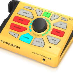 TC Helicon Revolutionary Vocal Manipulator with MIDI-Pitch-Controlled Sampling, Vocal Synth and One-Button Drum Looper