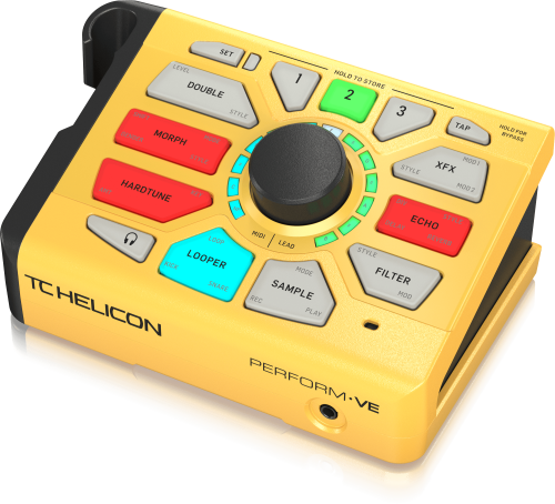 TC Helicon Revolutionary Vocal Manipulator with MIDI-Pitch-Controlled Sampling, Vocal Synth and One-Button Drum Looper