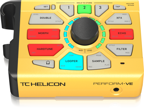 TC Helicon Revolutionary Vocal Manipulator with MIDI-Pitch-Controlled Sampling, Vocal Synth and One-Button Drum Looper - Image 3