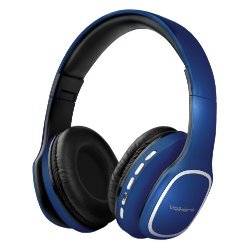 Volkano Phonic Series Bluetooth Full Size Headphones - Blue