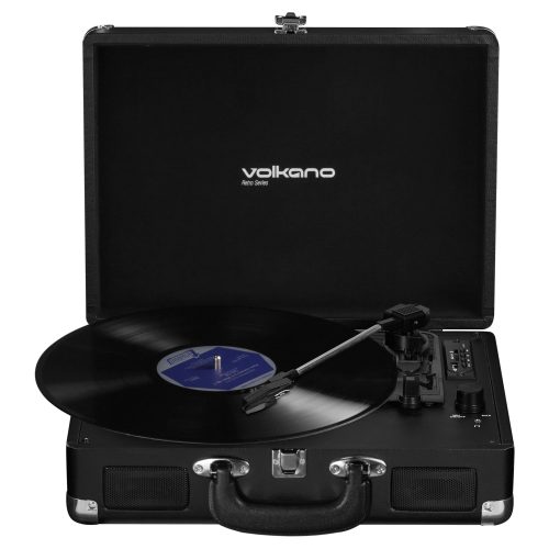 Volkano Retro Series Portable Vinyl Player and Bluetooth Speaker - Image 2