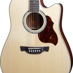 Crafter DE 8N Acoustic Electric Guitar - Solid Spruce Top
