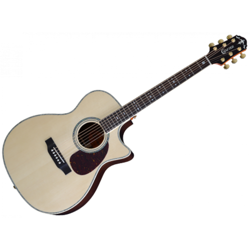 Crafter TC 035E OM body Acoustic Electric Guitar - Image 3