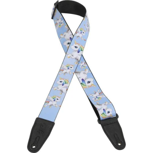 Levy's MPS2 Polyester Guitar Strap - Unicorns