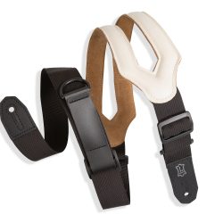 Levy's MRHSS-CRM Garment Leather Guitar Strap - Cream
