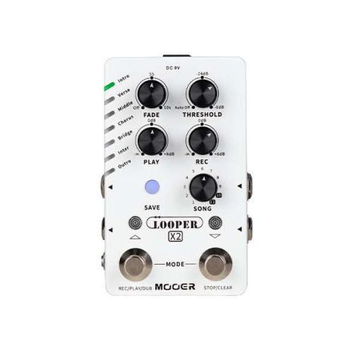 MOOER Looper X2 Stereo Electric Guitar Loop Pedal - Image 2