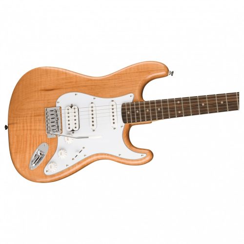 Fender Squier FSR Affinity Series Stratocaster HSS Electric Guitar, Natural - Image 4