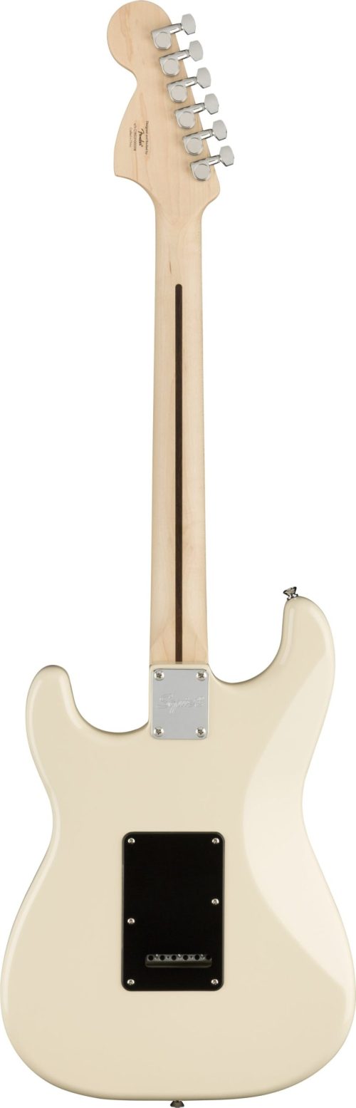 Fender Squier Affinity Stratocaster HSS Electric Guitar – Olympic White with Indian Laurel Fingerboard - Image 3