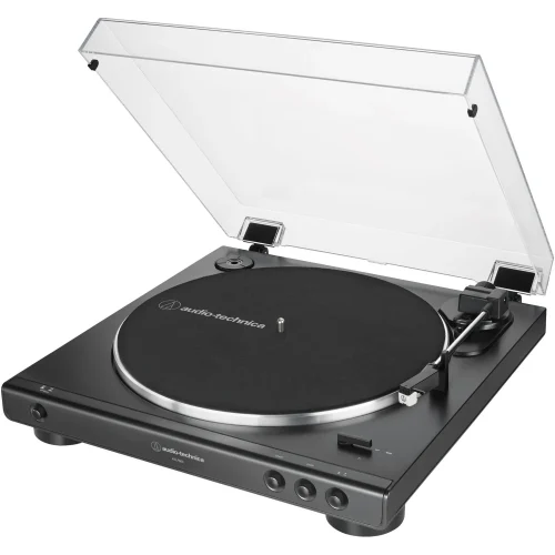 Audio Technica AT-LP60XBT - Fully Automatic Wireless Belt-Drive Bluetooth Turntable - Black