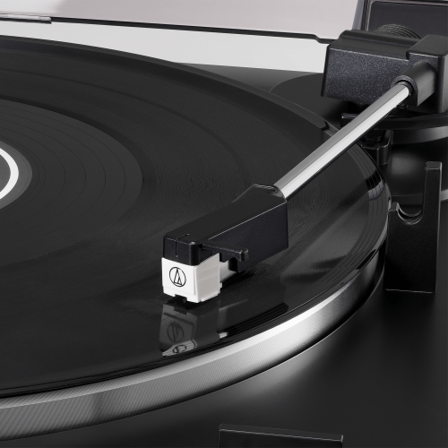 Audio Technica AT-LP60XBT - Fully Automatic Wireless Belt-Drive Bluetooth Turntable - Black - Image 4