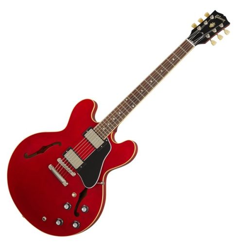 Gibson ES-335 Satin - Satin Cherry Semi-hollowbody Electric Guitar - Image 2