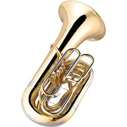 Jupiter JTU1110 Professional BBb Tuba - Clear Lacquer