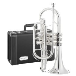 Jupiter Intermediate Bb Cornet JCR700S - Silver Plated