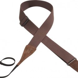 Levy's MC8A Cotton Acoustic Strap with Neck Loop - White