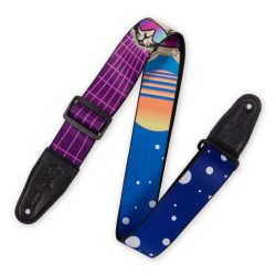 Levy's MPD2 Polyester Guitar Strap - Cyber Cat