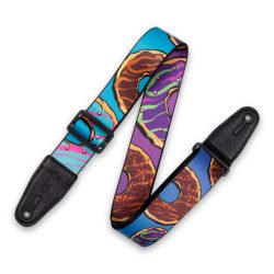 Levy's MPD2 Polyester Guitar Strap - Sonic Art Donut