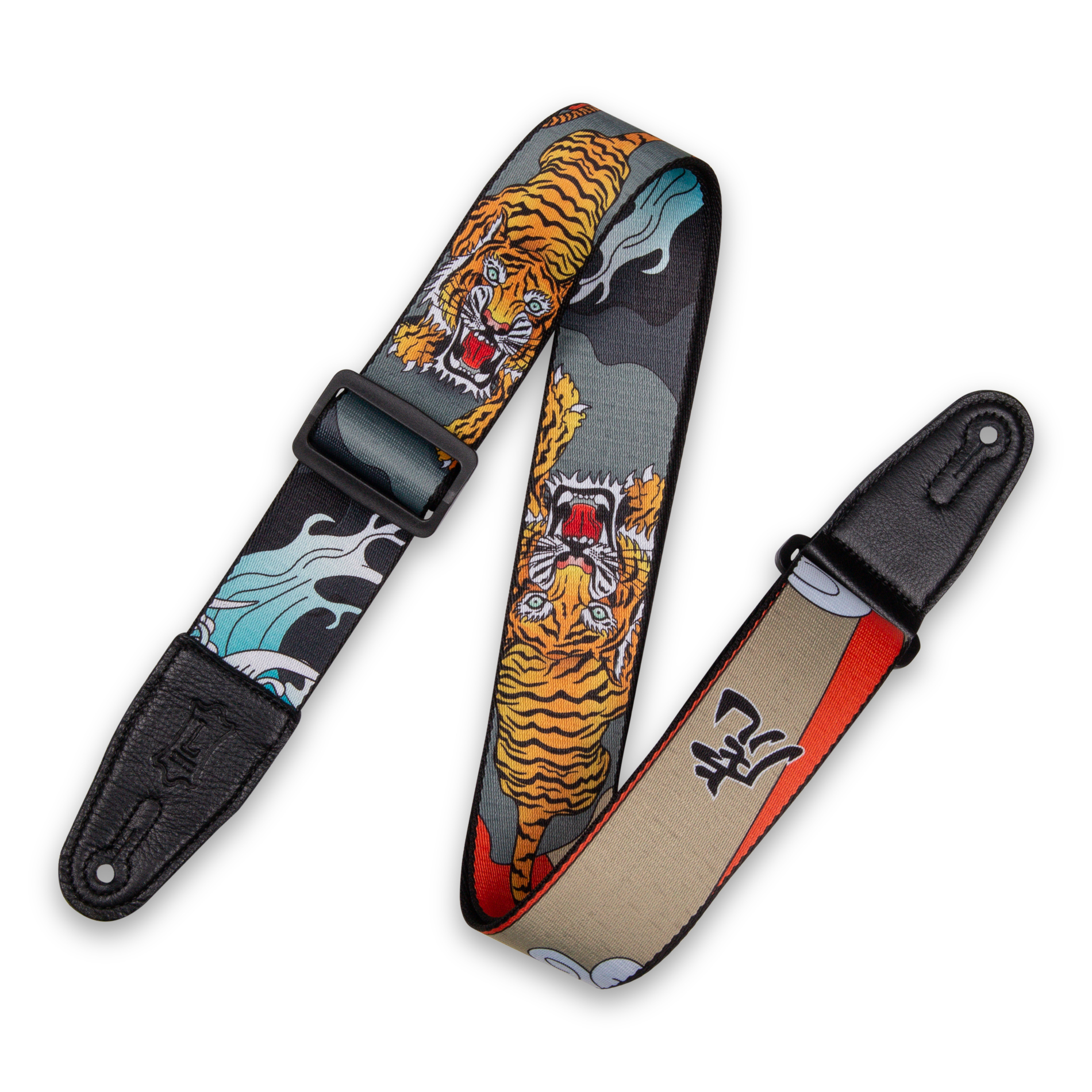 Levy's MPD2 Polyester Guitar Strap - Traditional Tiger - Marshall Music