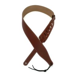 Levy's DM17 Genuine Leather Guitar Strap - Brown