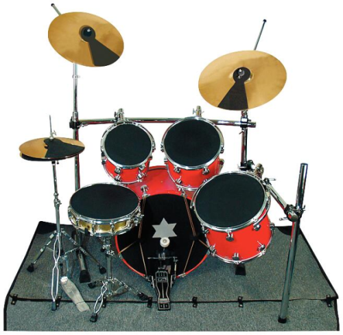 Warwick RockBag - Silent Impact Fusion 22 Practice Pad Set - Image 5