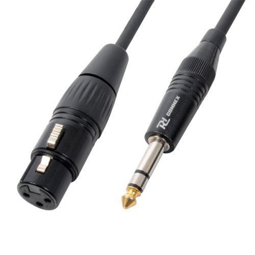 PD Connex CX46-1 1.5M XLR Female - 6.3 Stereo Signal Cable