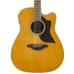 Yamaha A1R Dreadnought Acoustic-Electric Guitar – Vintage Natural