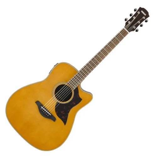 Yamaha A1R Dreadnought Acoustic-Electric Guitar – Vintage Natural - Image 2