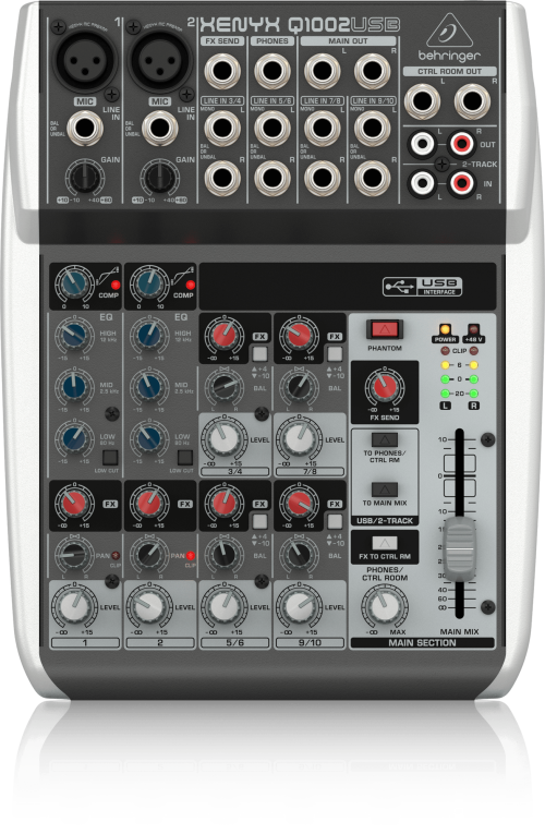 Behringer Xenyx Q1002USB Mixer with USB - Image 2