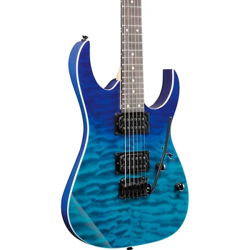 Ibanez GIO GRG120QASP 6-string Guitar - Blue Gradiation - Image 2